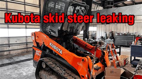 skid steer oil leak